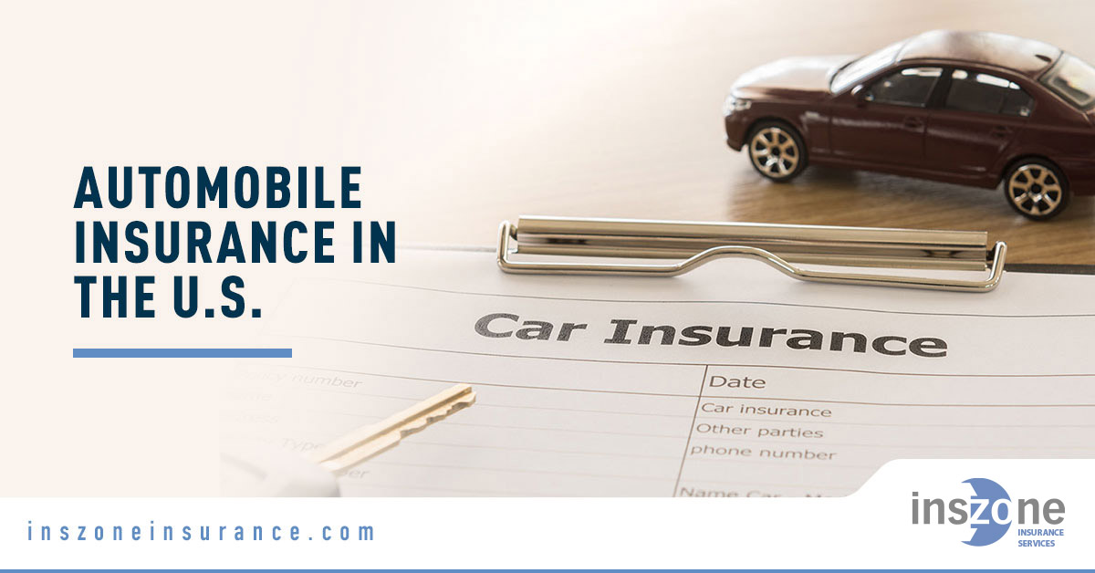 Car Insurance Form with Car - Banner Image for Automobile Insurance in the U.S. Blog