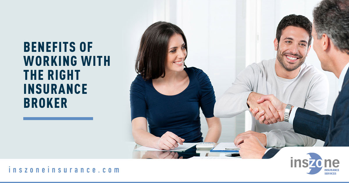 Couple Talking to Insurance Agent - Banner Image for Benefits of Working With the Right Insurance Broker Blog