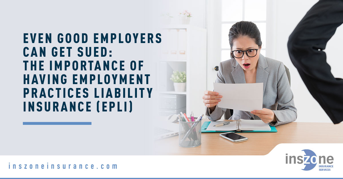 Shocked Female Employee - Banner Image for Even Good Employers Can Get Sued The Importance of Having Employment Practices Liability Insurance (EPLI) Blog
