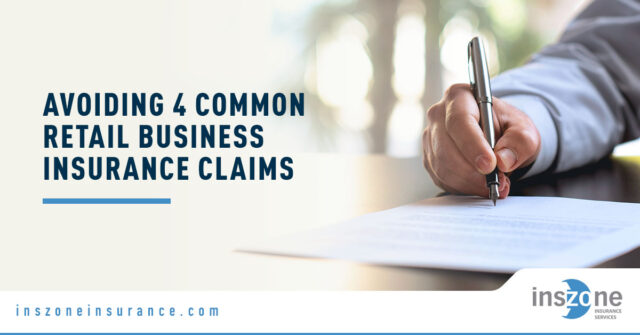 Business Man Writing on Paper - Banner Image for Avoiding 4 Common Retail Business Insurance Claims Blog