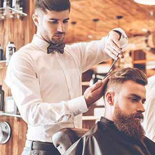Barber Cutting Hair - Lead Image for Barber Shops and Salons Page